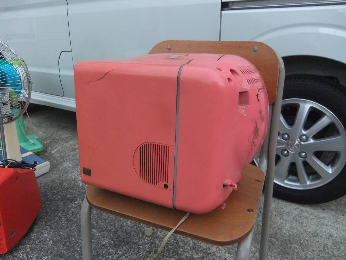 Amazon.co.jp: ピンクのテレビ ナショナル ジャンク品 昭和